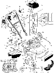 Exploded Diagram A Diagram and Parts List for MM600B Type 1 Black and Decker Lawn Mower